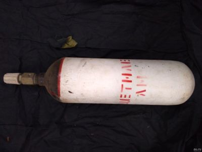 Лот: 14666873. Фото: 1. баллон ацетиленовый 5 литров. Баллоны, газ в баллонах