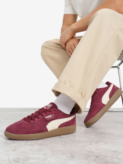 Лот: 25618182. Фото: 1. Кеды мужские Puma Palermo, Красный. Другое (одежда, обувь, галантерея)