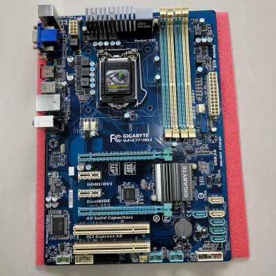 Лот: 18282604. Фото: 1. Gigabyte GA-Z77-HD3 Неисправно. Материнские платы
