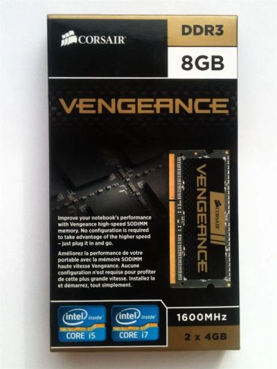 Лот: 3297112. Фото: 1. Оперативная память Corsair CMSX8GX3M2A1600C9. Оперативная память