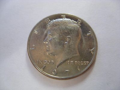 Лот: 6149634. Фото: 1. 50 центов 1971 года. США "Кеннеди... Америка