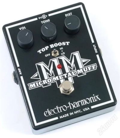 Лот: 974598. Фото: 1. Electro Harmonix Micro Metal Muff. Гитарные эффекты и комбоусилители