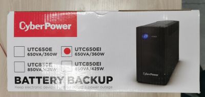 Лот: 20212693. Фото: 1. Ибп CyberPower UTC650EI. ИБП, аккумуляторы для ИБП