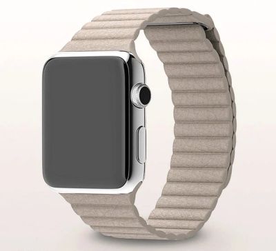 Лот: 6120486. Фото: 1. Кожаный браслет/ремешок на Apple... Ремешки, браслеты