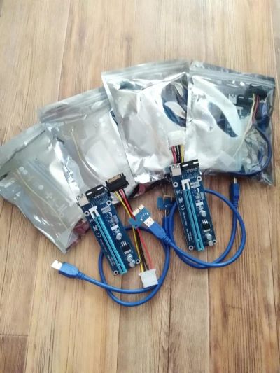 Лот: 11042732. Фото: 1. Набор 6 райзеров молекс molex... Материнские платы