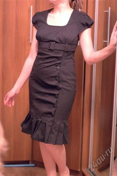 Лот: 2363195. Фото: 1. Новое черное платье (р-р 42-44... Платья