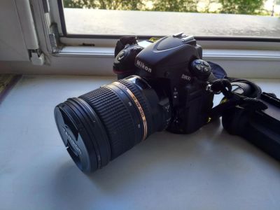 Лот: 8036517. Фото: 1. Nikon D800 + Tamron AF SP 24-70mm... Цифровые зеркальные