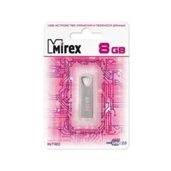 Лот: 9138496. Фото: 1. 8Gb Usb Flash, Mirex Intro.При... USB-флеш карты