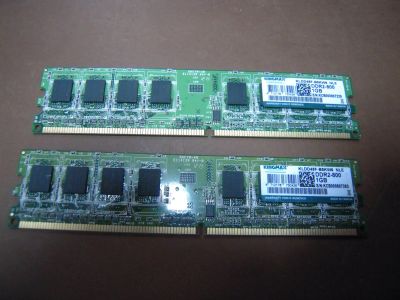 Лот: 14536522. Фото: 1. Оперативная память DDR2 2gb (2x... Оперативная память