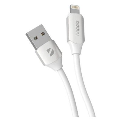 Лот: 24506446. Фото: 1. Кабель Deppa Silk, USB/Lightning... Дата-кабели, переходники