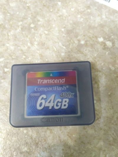 Лот: 14931414. Фото: 1. Карта памяти Transcend CF 64 GB... Карты памяти