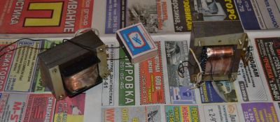 Лот: 10075383. Фото: 1. Пара трансформаторов, пригодных... Трансформаторы, катушки