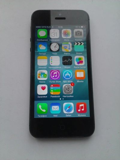 Лот: 4081727. Фото: 1. Iphone 5 16gb black. Смартфоны