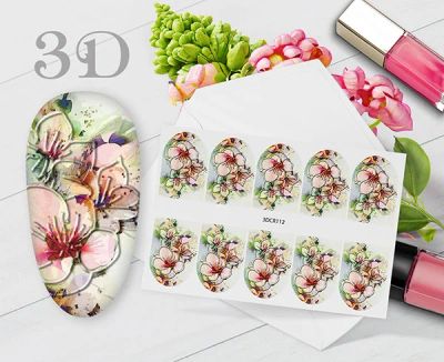 Лот: 11481638. Фото: 1. Слайдер-дизайн 3D - 3DCR112 Malgrat... Украшения, дизайн ногтей