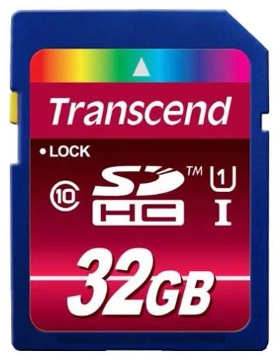 Лот: 4791326. Фото: 1. Карта памяти SDHC 32Gb Transcend... Карты памяти