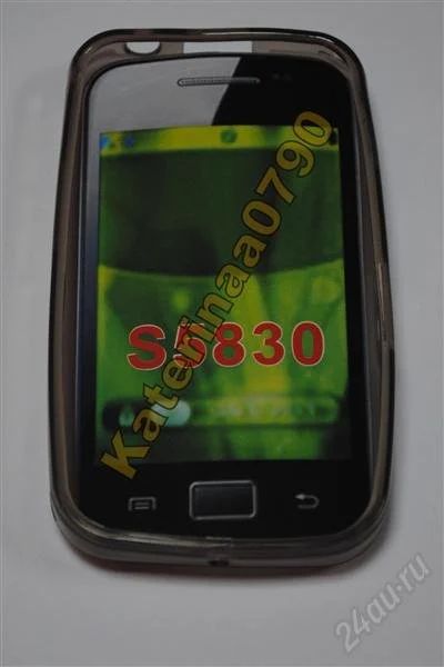 Лот: 2122683. Фото: 1. Силиконовый Чехол Samsung S5830... Чехлы, бамперы
