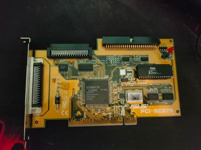Лот: 19018053. Фото: 1. PCI адаптер Asus PCI-SC875 для... Платы расширения, контроллеры, доп. порты