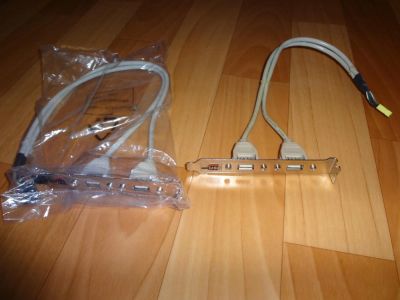 Лот: 4182442. Фото: 1. Планка на заднюю панель USB 2... Шлейфы, кабели, переходники