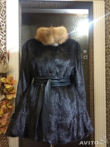Лот: 4299242. Фото: 1. норковая шуба с роскошным соболем... Верхняя одежда