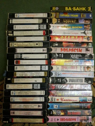 Лот: 10837082. Фото: 1. Кассеты VHS 37 шт одним лотом... Видеозаписи, фильмы