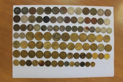 Лот: 3953253. Фото: 1. 100 монет 1924-1957 гг. погодовка... Россия и СССР 1917-1991 года