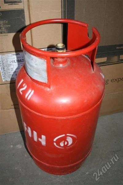 Лот: 1296023. Фото: 1. Баллон газовый 27л. поверенный... Другие (дрова, топливо)