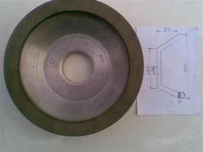 Лот: 927546. Фото: 1. Алмазный круг для заточки резцов. Ручной инструмент