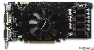 Лот: 4989975. Фото: 1. Foxconn GeForce 9600 GT 700Mhz... Видеокарты