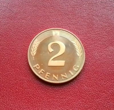 Лот: 16685695. Фото: 1. 2 пфеннига 1986 года. ФРГ (F -... Европа