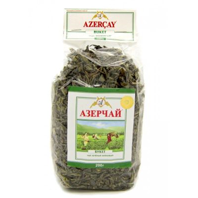 Лот: 13724048. Фото: 1. Чай Азерчай (лист) Зелёный Букет... Чай, кофе, какао