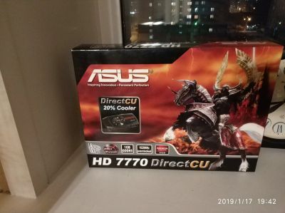 Лот: 13015145. Фото: 1. HD 7770 GHz Edition 1Gb - ASUS... Видеокарты