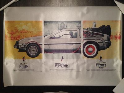 Лот: 3930529. Фото: 1. "Back to the Future" 50x33cm... Холсты чистые