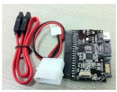 Лот: 2787057. Фото: 1. Переходник 2 в 1 IDE to SATA... Шлейфы, кабели, переходники