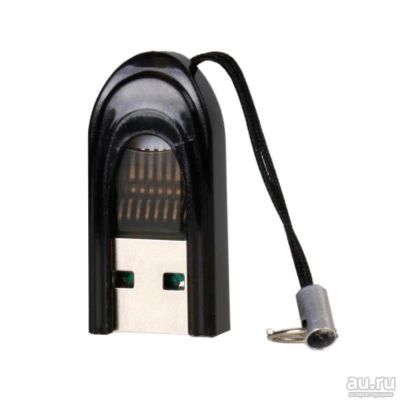 Лот: 13367624. Фото: 1. Картридер Perfeo USB 2.0 Micro... Картридеры