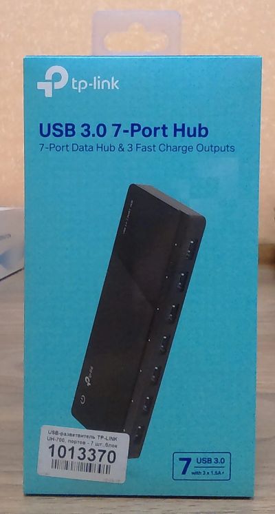 Лот: 13034567. Фото: 1. USB-разветвитель TP-LINK UH-700... USB хабы
