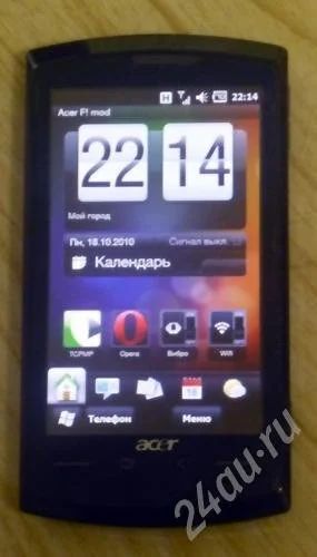 Лот: 573980. Фото: 1. Acer neoTouch S200 (F1) Black. Смартфоны