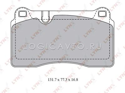 Лот: 12810770. Фото: 1. Lynx, BD-8028, колодки для дисковых... Тормозная система