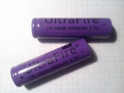 Лот: 4446426. Фото: 1. Аккумулятор 18650 3.7 в 3.7v 4500mAh... Батарейки, аккумуляторы, элементы питания