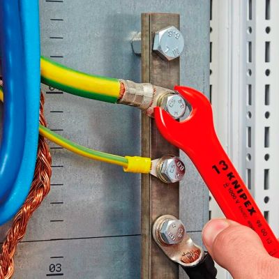 Лот: 8594891. Фото: 1. Ключ рожковый 13 мм VDE Knipex... Ручной инструмент