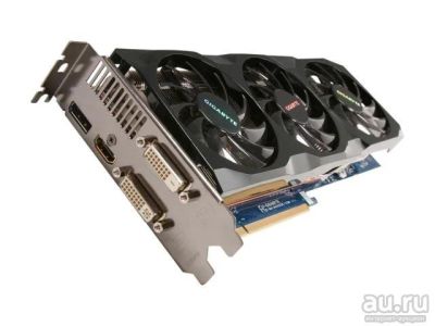 Лот: 9528493. Фото: 1. Видеокарта PCI-E GigaByte AMD... Видеокарты