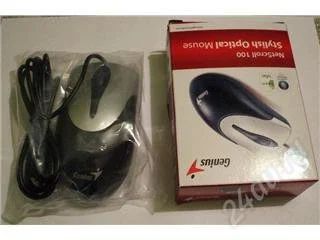 Лот: 135945. Фото: 1. Мышь Genius Scroll USB новая. Клавиатуры и мыши