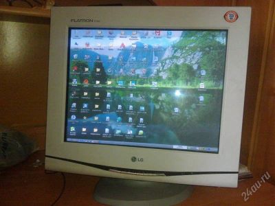 Лот: 977000. Фото: 1. монитор lg flatron рабочий. ЭЛТ-мониторы