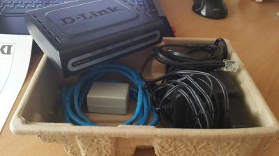 Лот: 5808568. Фото: 1. ADSL модем D-link. Другое (сетевые устройства)