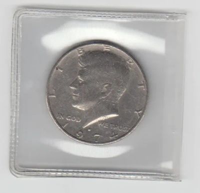 Лот: 25198243. Фото: 1. 50 центов Кеннеди 1974 двор D. Америка