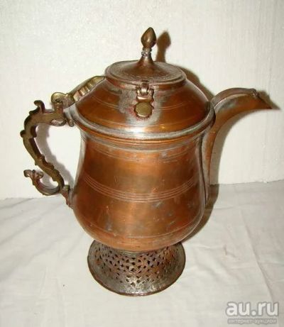 Лот: 11192920. Фото: 1. Самовар - чайник старинный (F788... Предметы интерьера и быта