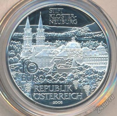 Лот: 5919898. Фото: 1. Австрия 2008 10 евро Клостернбург... Европа