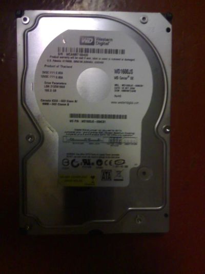 Лот: 4421432. Фото: 1. Жёсткий диск WD 160 SATA не форматированный. Жёсткие диски (HDD)