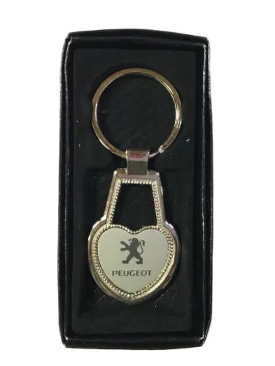 Лот: 16267690. Фото: 1. Брелок металл Peugeot Пежо в коробке. Брелоки для ключей