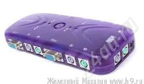Лот: 574253. Фото: 1. KVM Коммутатор для подключения... Другое (компьютеры, оргтехника, канцтовары)