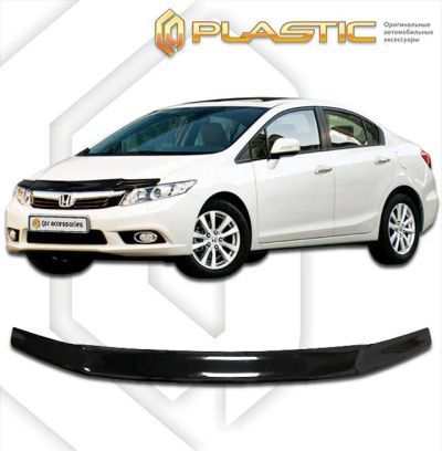 Лот: 13002271. Фото: 1. Дефлектор капота HONDA CIVIC 2012г-... Детали тюнинга